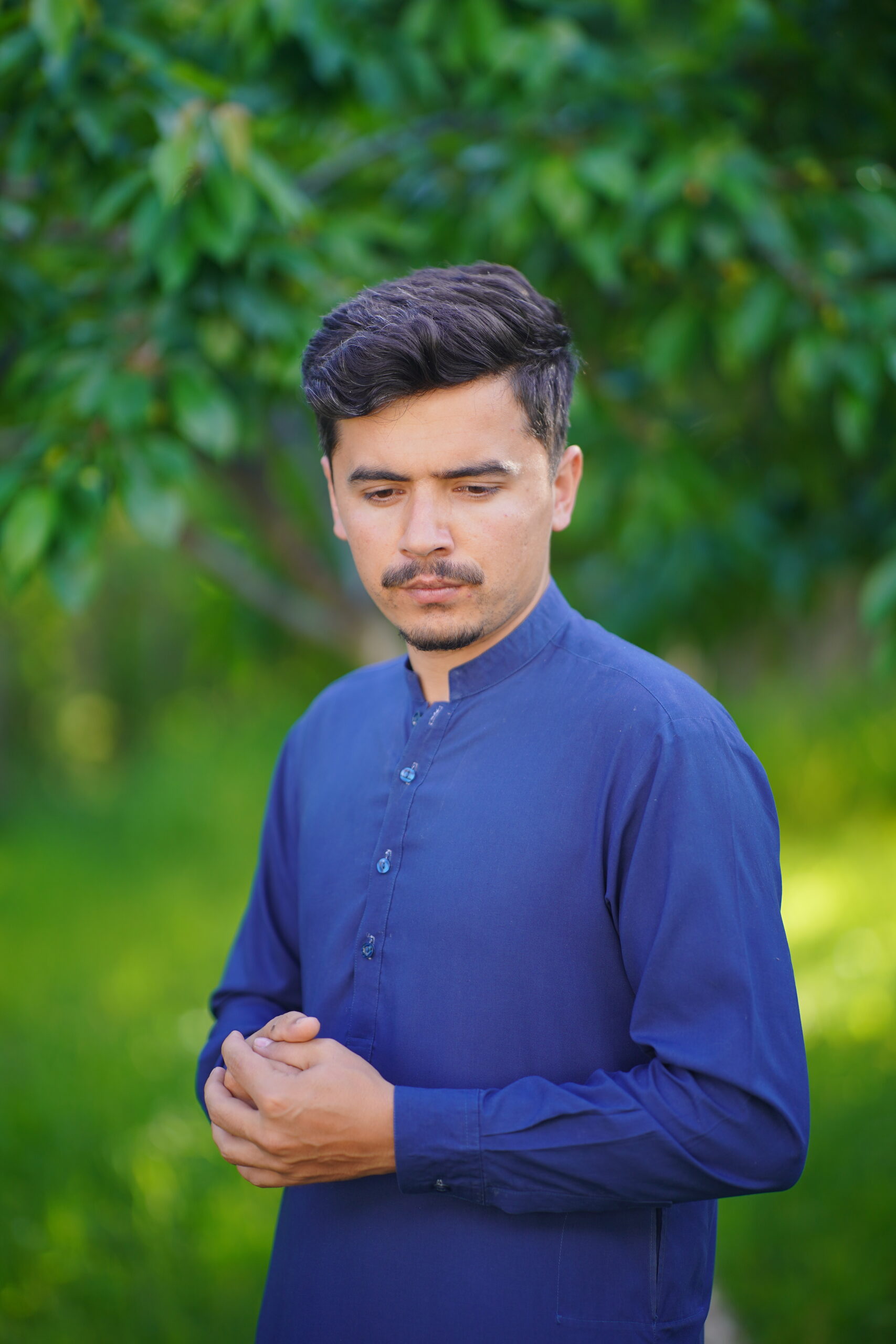 Shalwar Kameez - Navy Blue - Image 2