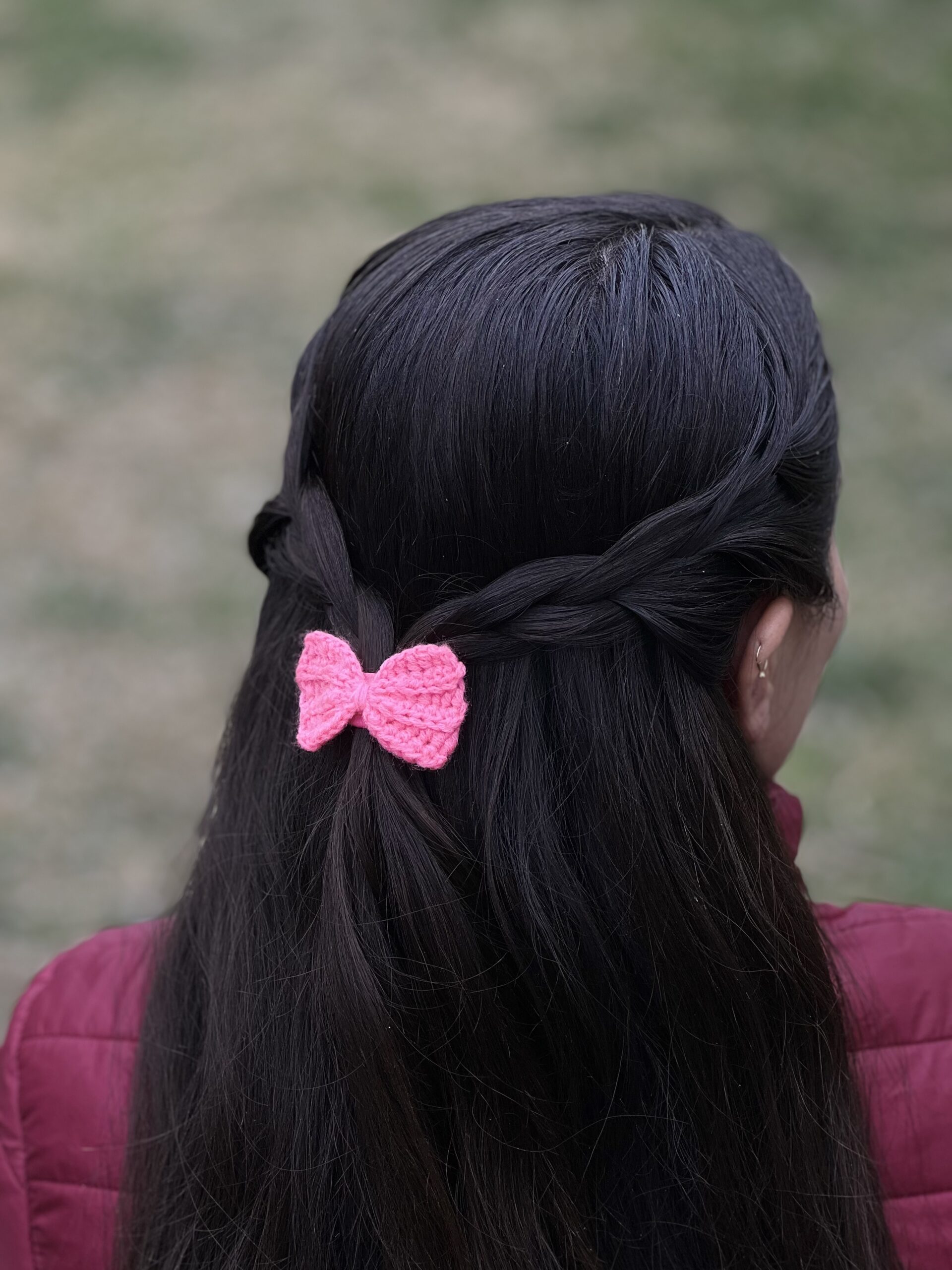 Pink Bow-2Pcs